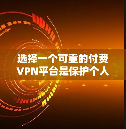 选择一个可靠的付费VPN平台是保护个人数据和网络安全的关键。以下是一些值得推荐的付费VPN平台，它们提供快速、稳定的连接和安全性