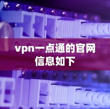 vpn一点通的官网信息如下