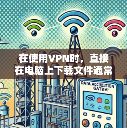 在使用VPN时，直接在电脑上下载文件通常不会导致流量卡顿。以下是详细的信息