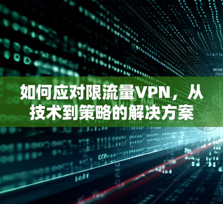 如何应对限流量VPN，从技术到策略的解决方案