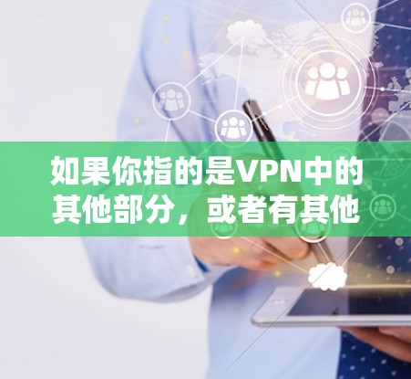 如果你指的是VPN中的其他部分,或者有其他上下文,请提供更多信息,以便我更好地帮助你 如果你指的是VPN中的其他部分,或者有其他上下文,请提供更多信息,以便我更好地帮助你