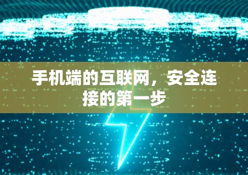 手机端的互联网，安全连接的第一步
