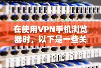 在使用VPN手机浏览器时，以下是一些关键步骤