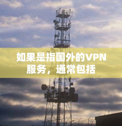如果是指国外的VPN服务,通常包括 如果是指国外的VPN服务,通常包括