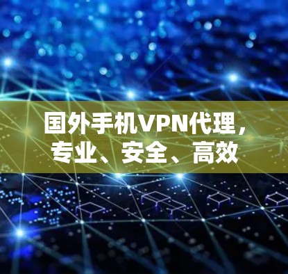国外手机VPN代理，专业、安全、高效