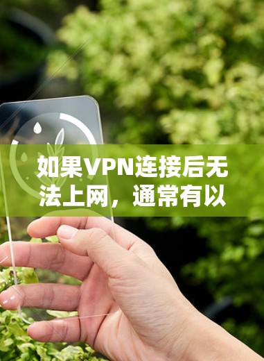 如果VPN连接后无法上网，通常有以下几种可能的原因