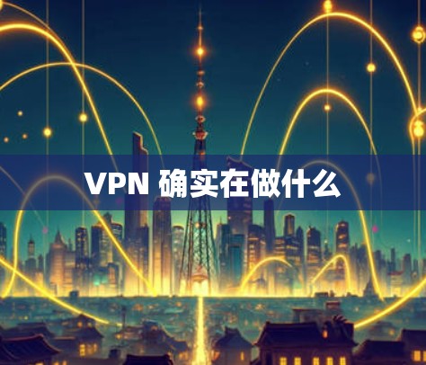 VPN 确实在做什么