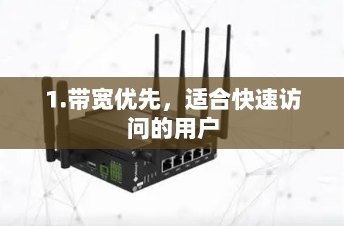 1.带宽优先，适合快速访问的用户