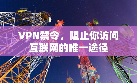 VPN禁令，阻止你访问互联网的唯一途径