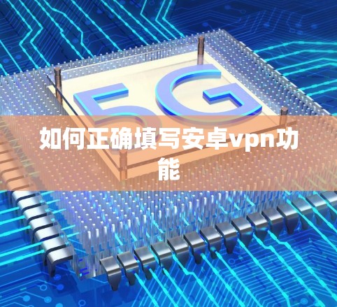 如何正确填写安卓vpn功能