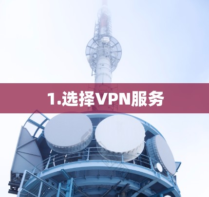 1.选择VPN服务