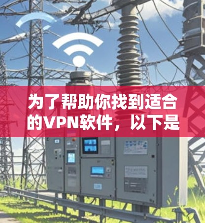 为了帮助你找到适合的VPN软件，以下是一些推荐的步骤和工具，涵盖不同需求和平台