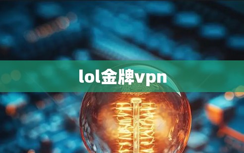 lol金牌vpn
