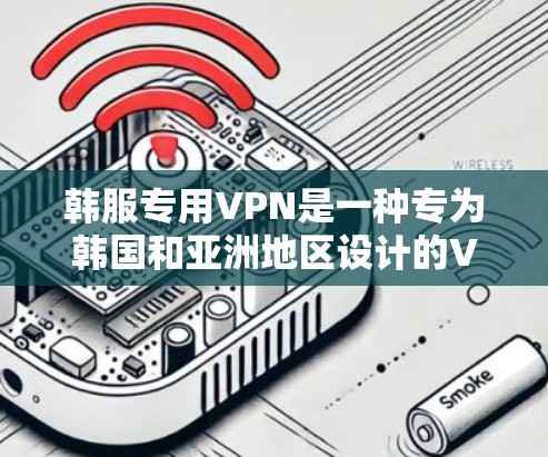 韩服专用VPN是一种专为韩国和亚洲地区设计的VPN服务，旨在提供安全、可靠的网络连接以访问韩服相关的内容和游戏。以下是关于韩服专用VPN的详细信息