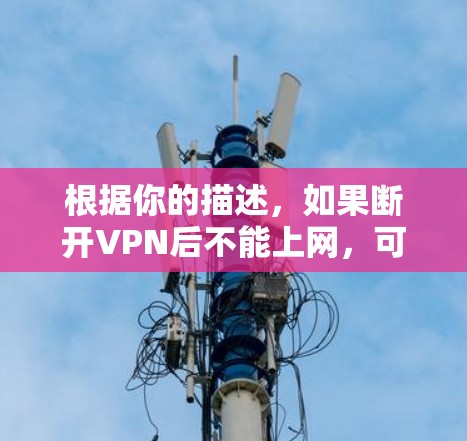 根据你的描述，如果断开VPN后不能上网，可能是由于VPN软件或杀毒软件被禁用的情况。以下是一些可能的解决方法