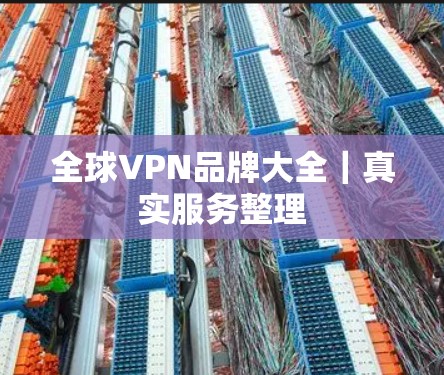 全球VPN品牌大全｜真实服务整理