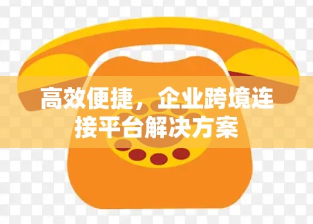 高效便捷，企业跨境连接平台解决方案