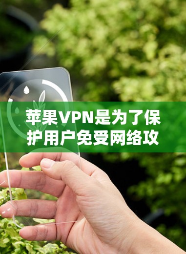 苹果VPN是为了保护用户免受网络攻击而提供的服务。以下是使用苹果VPN的简单步骤