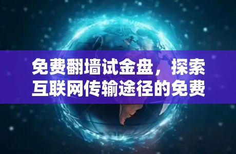 免费翻墙试金盘，探索互联网传输途径的免费试金盘