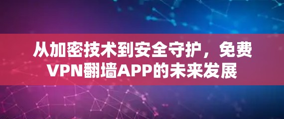 从加密技术到安全守护，免费VPN翻墙APP的未来发展