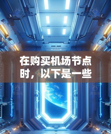 在购买机场节点时，以下是一些关键步骤和考虑因素