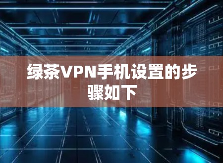 绿茶VPN手机设置的步骤如下