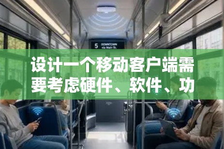 设计一个移动客户端需要考虑硬件、软件、功能和用户体验等多个方面。以下是一个逐步的设计流程
