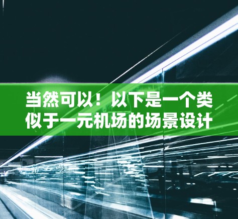 当然可以！以下是一个类似于一元机场的场景设计