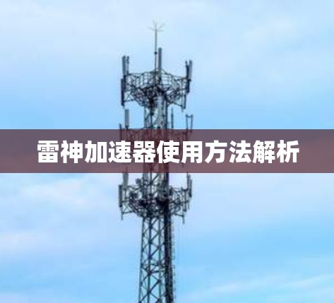 雷神加速器使用方法解析