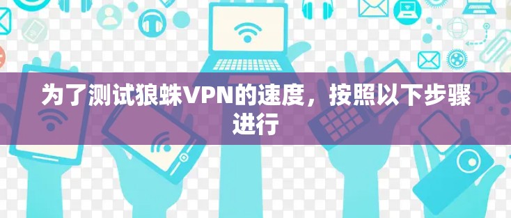 为了测试狼蛛VPN的速度，按照以下步骤进行