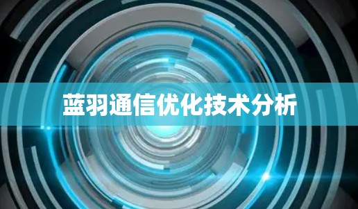 蓝羽通信优化技术分析 蓝羽通信优化技术分析