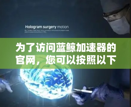 为了访问蓝鲸加速器的官网，您可以按照以下步骤操作