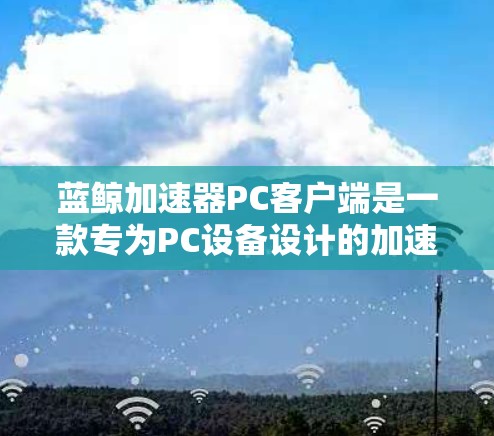 蓝鲸加速器PC客户端是一款专为PC设备设计的加速工具，旨在帮助用户更快地下载和使用视频、直播等文件。以下是关于蓝鲸加速器PC客户端的详细概述