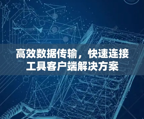 高效数据传输，快速连接工具客户端解决方案