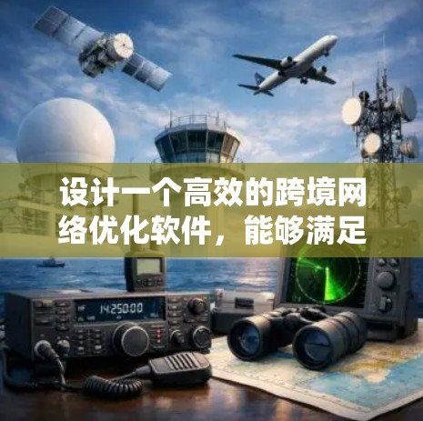 设计一个高效的跨境网络优化软件，能够满足跨国公司的需求，需要综合考虑多个功能模块，确保网络质量和性能优化。以下是详细的解决方案