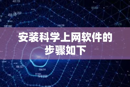 安装科学上网软件的步骤如下