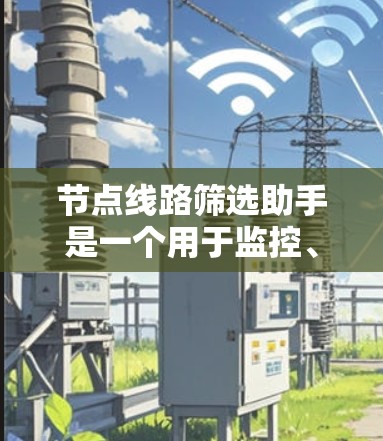 节点线路筛选助手是一个用于监控、优化和安全的工具，能够自动检测网络中的异常节点。为了高效、准确地筛选数据，需要考虑以下关键点
