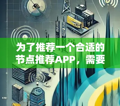 为了推荐一个合适的节点推荐APP，需要从多个维度进行考虑，以满足用户的多样化需求和偏好。以下是一个结构化的推荐流程