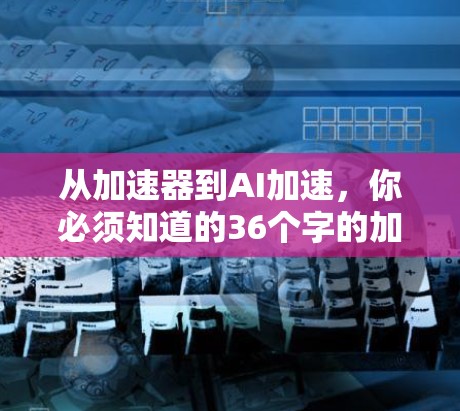 从加速器到AI加速，你必须知道的36个字的加速之谜