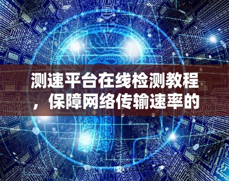 测速平台在线检测教程，保障网络传输速率的关键工具