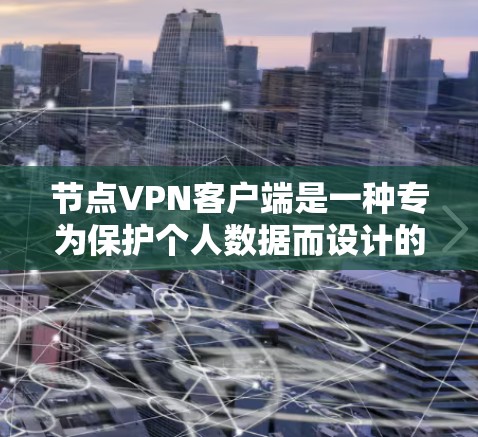 节点VPN客户端是一种专为保护个人数据而设计的端到端VPN软件，旨在提供安全、便捷的视频传输服务。以下是对该客户端的详细介绍