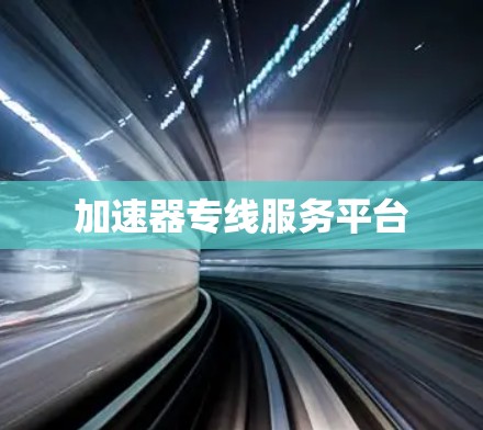 加速器专线服务平台