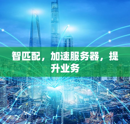 智匹配，加速服务器，提升业务