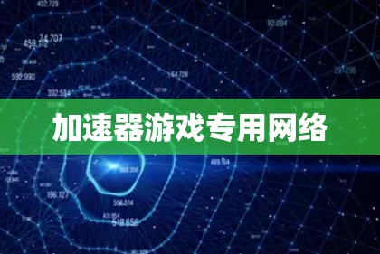 加速器游戏专用网络