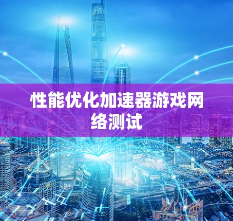 性能优化加速器游戏网络测试