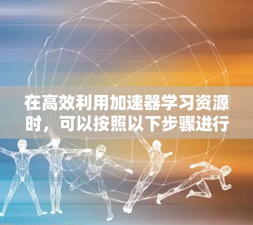 在高效利用加速器学习资源时，可以按照以下步骤进行