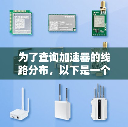为了查询加速器的线路分布，以下是一个系统性的列表，涵盖了不同汽车类型中加速器的位置，帮助您全面理解加速器在不同部件中的作用