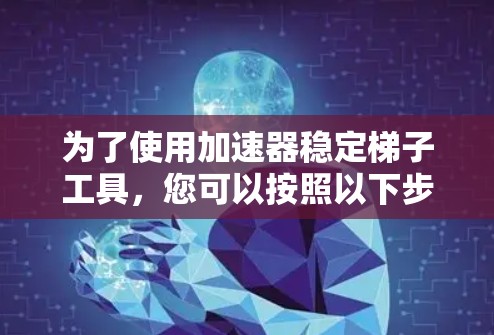 为了使用加速器稳定梯子工具，您可以按照以下步骤进行