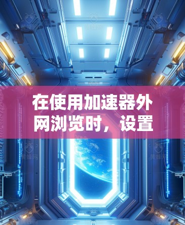 在使用加速器外网浏览时，设置加速器外网访问的权限和限制是非常重要的，以确保网站的安全性和用户体验。以下是一些常见的设置方法，帮助你更好地管理加速器外网的访问权限和速度限制