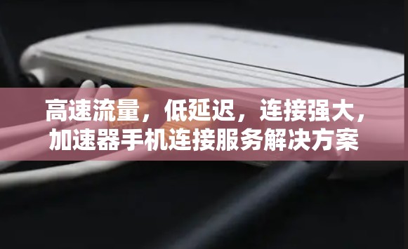 高速流量，低延迟，连接强大，加速器手机连接服务解决方案
